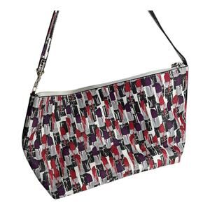 Guess Bobbi Tote Bag Lipstick Print Red Purple 90s Y2K Purse